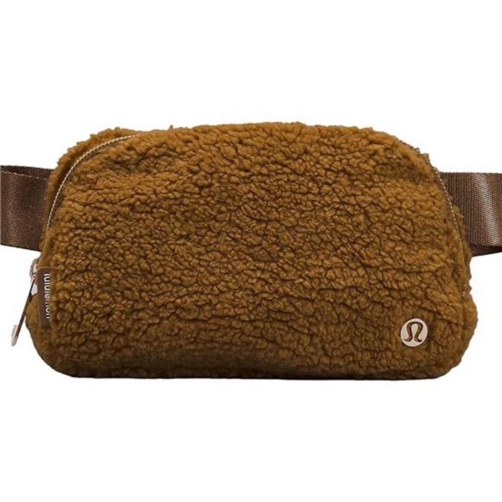 Lululemon Fleece Belt Bag in brown